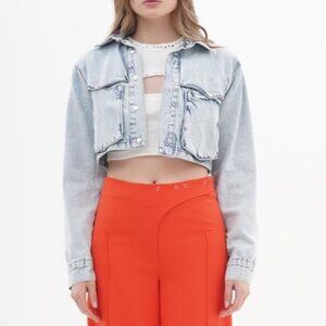 Carla Cropped Denim Jacket
